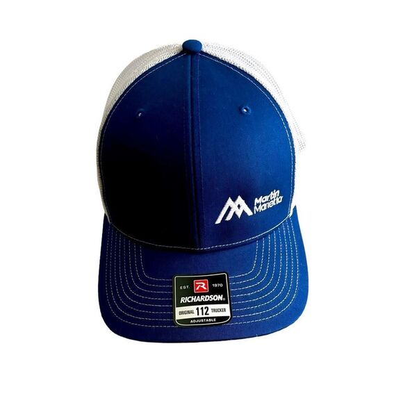 Trucker Cap in Blue and White NWOT - Picture 2 of 6